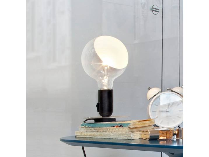 Lampadina Lampe de Table Noir - Flos - Salon / séjour - Design - Métal - À ampoule unique
