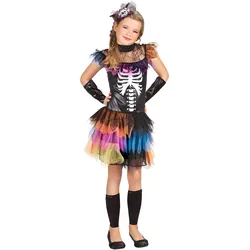 Fasnacht Skelett Prinzessin 4-6 Jahre (116)