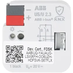 ABB US/U2.3 Universal-Schnittstelle, 2fach, UP 2CDG110308R0011