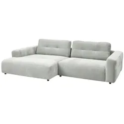 Sormani Ecksofa Rimini Stoff Silver