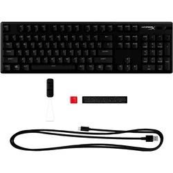 HP HyperX Alloy Origins (US, Kabelgebunden), Tastatur, Schwarz