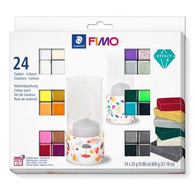 STAEDTLER Modelliermasse FIMO® effect 24er Set