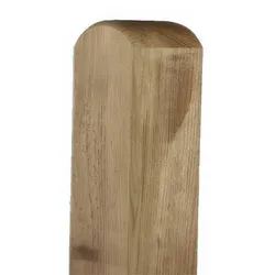 Pfosten 9 x 9 x 210 cm - Zaunpfosten aus druckimprägniertem Kiefernholz - Zaunpfahl allseitig gehobelt - Holzpfosten für Sichtschutzzaun im Garten