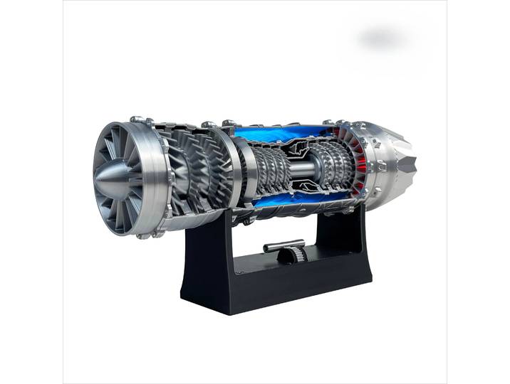 Modèle de chasseur F-35, jouet, moteur d'aviation fonctionnel, turbine à haute performance, jouet de collection cool, cadeau