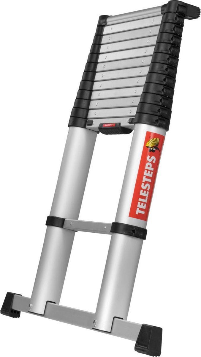 Telesteps ECO Line Telescoopladder 3,8m met stabilisatiebalk EN 131 gecertificeerd