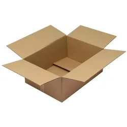 Transpak, Versandkarton + Versandbox, Faltkarton 1-wellig Masse 600x450x250mm Qualität 1.30 C braun braun (25 Stk.)