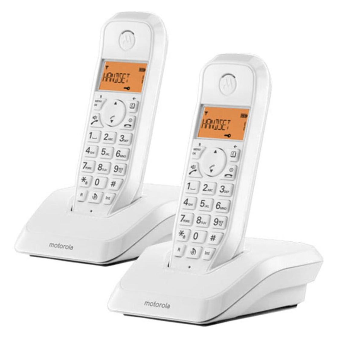 Motorola Dect Digital Wireless Phone S1202 Duo (107S1202BLACK)
