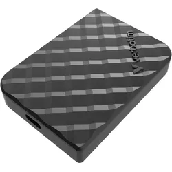 Verbatim Disque SSD externe Store'N'Go Mini Diamond USB-C - 2To (Noir) (2 TB), Externe SSD, Schwarz