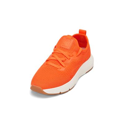Sneaker MARC O'POLO "aus recyceltem Polyester", Damen, Gr. 37, Synthetik, orange (m282), Obermaterial: 100% Polyester, unifarben, Schuhe Sneaker