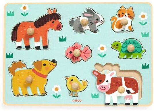 Puzzle à bouton 8 pcs Dog'n'Co - Djeco