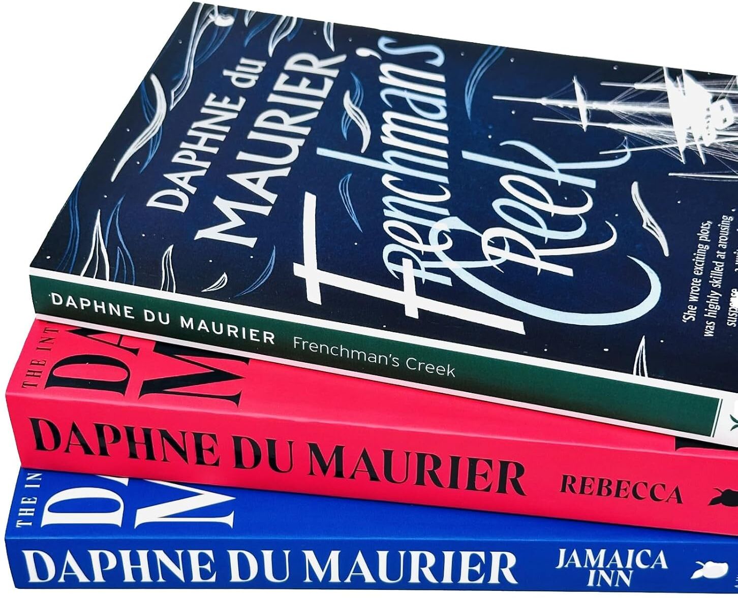 Virago Modern Classics Daphne du Maurier 3 Books Collection Set (Rebecca, Jamaica Inn, Frenchman's Creek) - Paperback Gothic Romance Classics