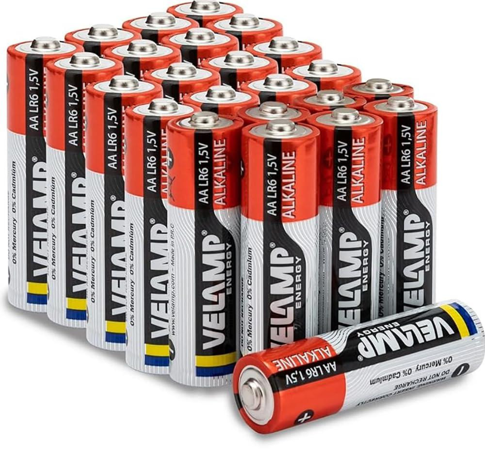 VELAMP Stilo LR6 AA Alkaline batterijen 1,5 V - Verpakking van 24 stuks