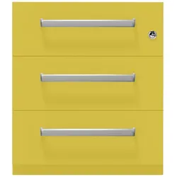 Rollcontainer NoteTM | 3 Schubladen, Tiefe 565 mm, Designgriff - 677 tickleweed