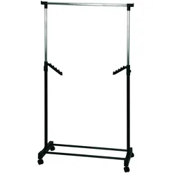Kleiderständer (BT 81x42 cm) - silber - BT 81x42 cm