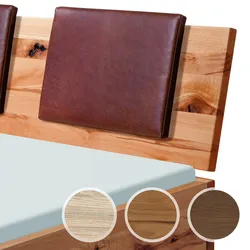Hasena Oak-Line Wild Kopfteil Sion Wildeiche 140 cm / Wildeiche coffee, gebürstet, geölt