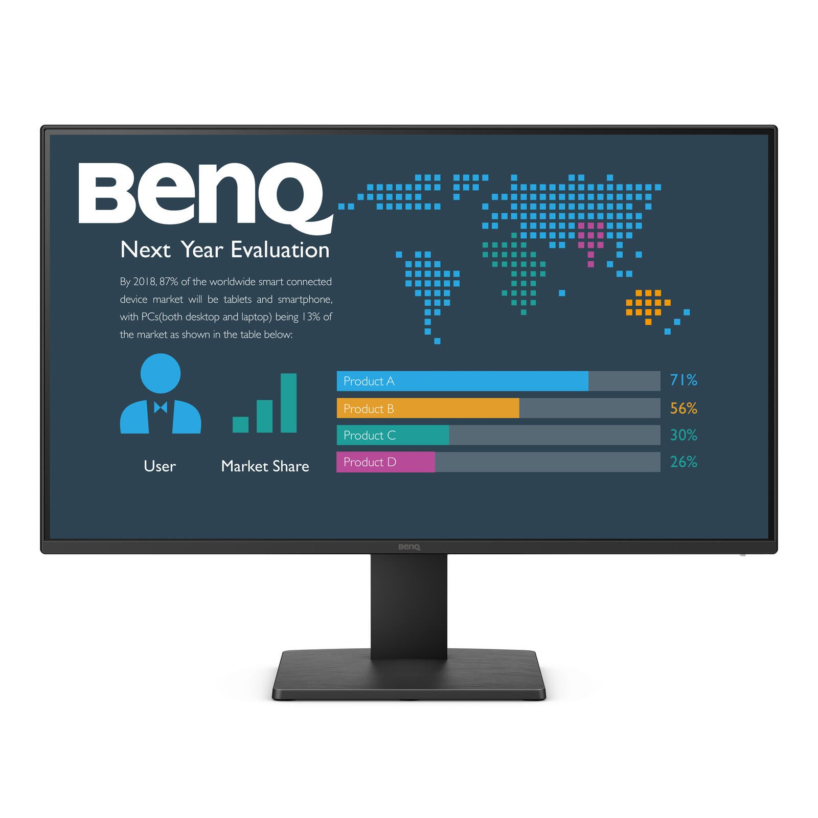 BenQ Monitor BL2491P Full HD Monitor 60,4 cm (23,8") 9H.LPVLJ.LBE