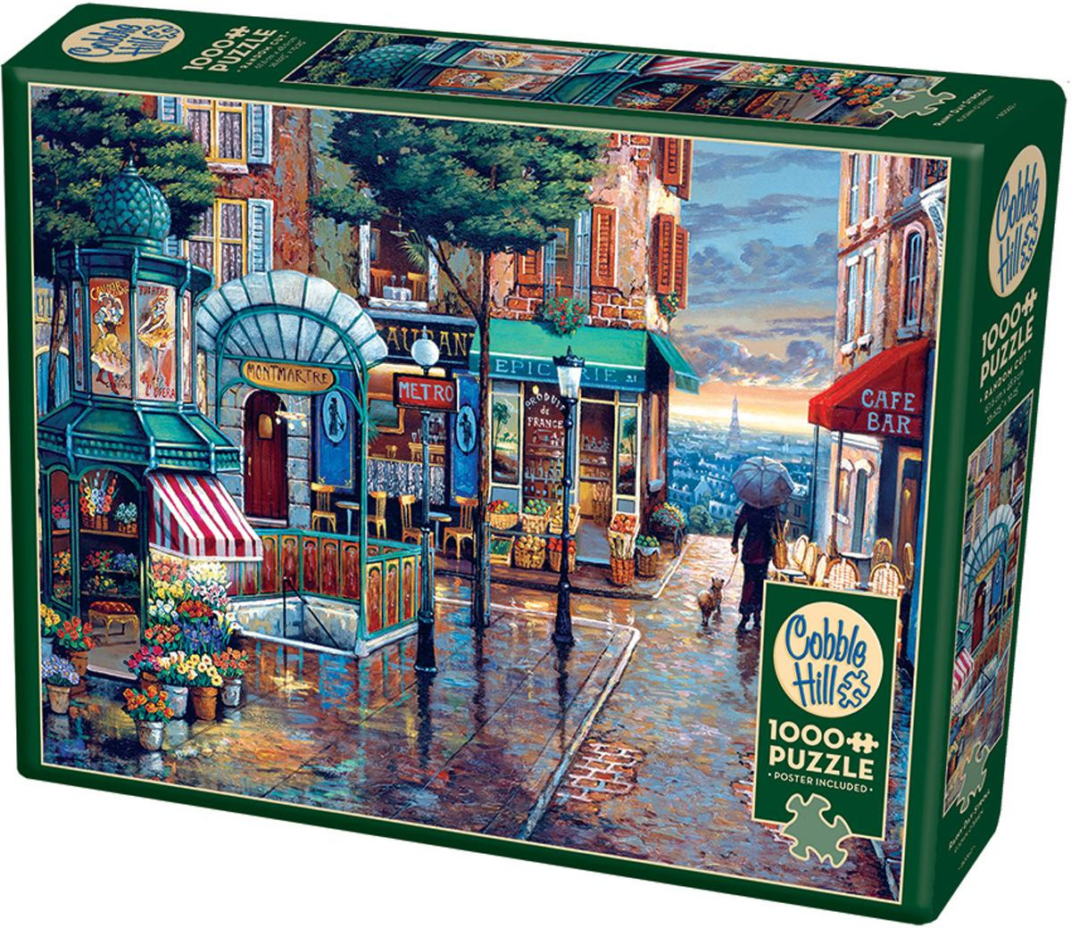 Cobble Hill Puzzel Een wandeling op een regenachtige dag 1000 stuks