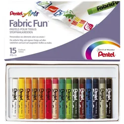 Pentel Stoffmalkreide Mehrfarbig