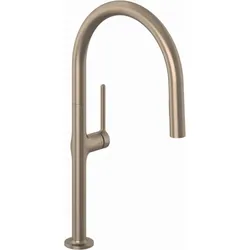 Kludi REEF Küchenarmatur 50851N175 herausziehbare Geschirrbrause, Brushed Bronze