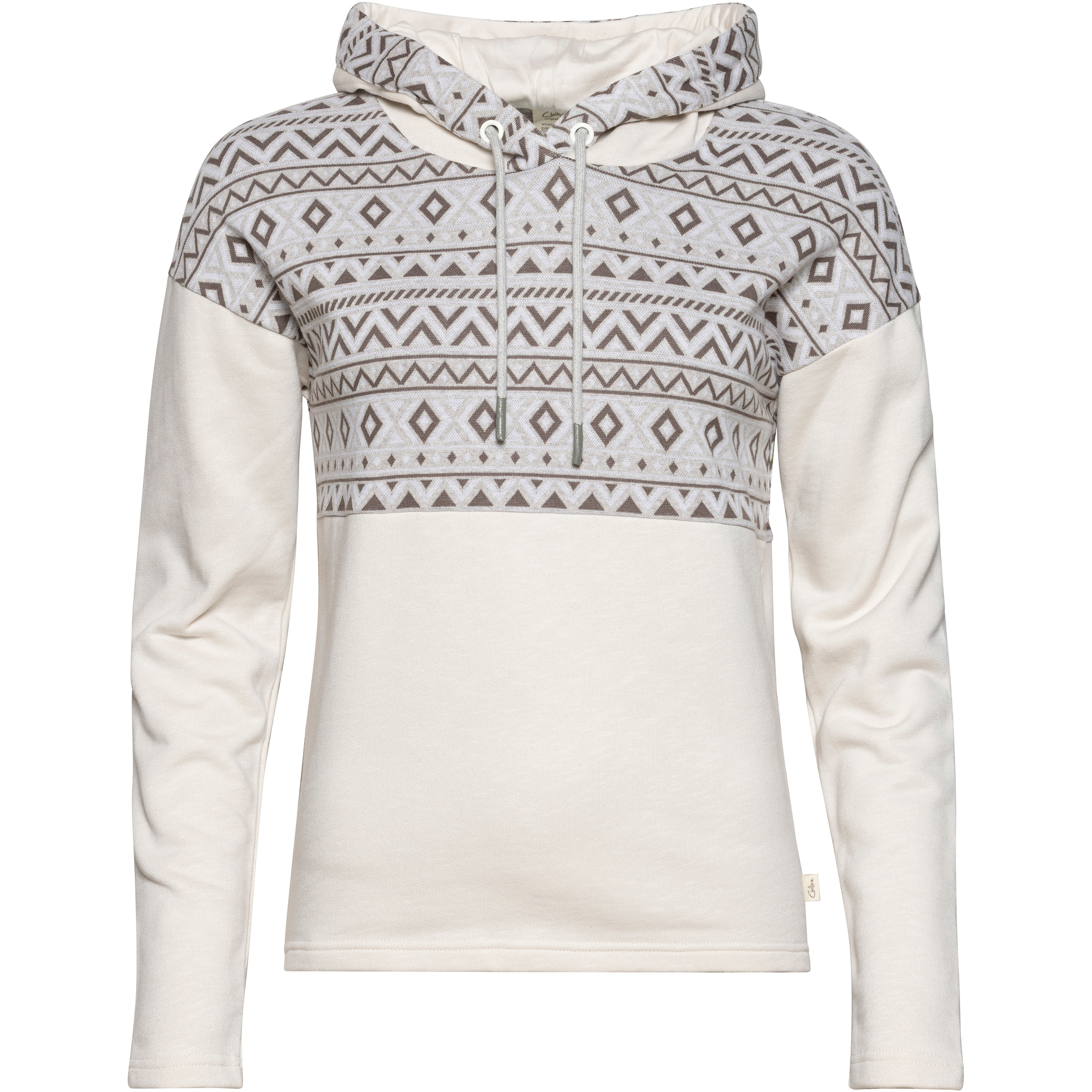 Chillaz Wallis Ornament Damen Hoodies weiss Größe L Bouldern | Lifestyle | Sportklettern Hautfreundlich