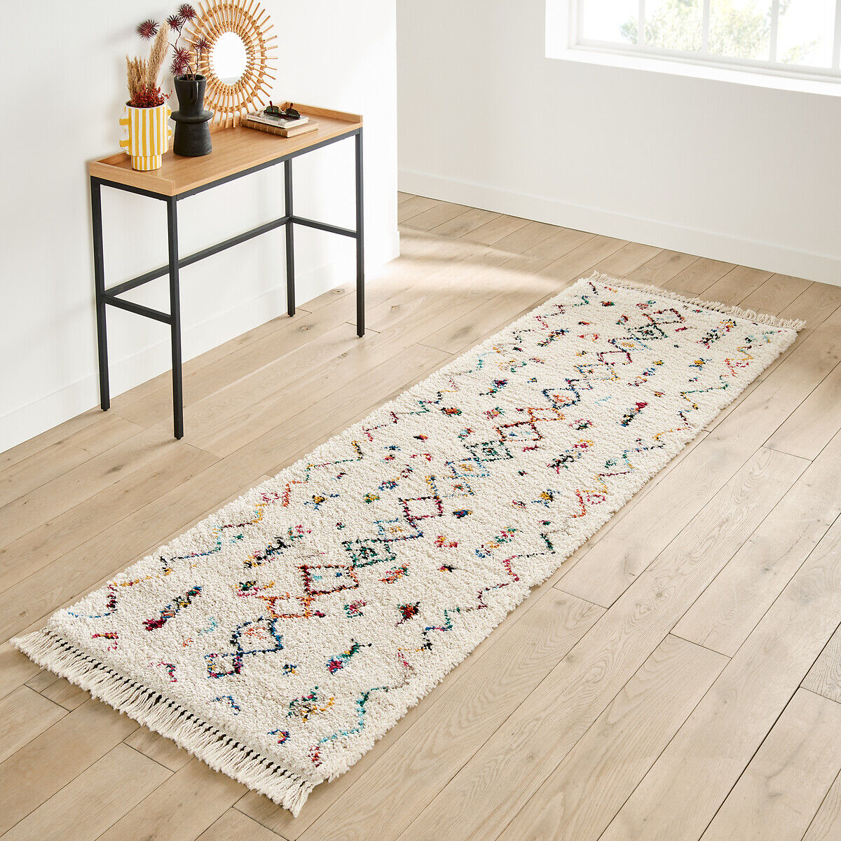 LA REDOUTE INTERIEURS Tapis de couloir style berbère coloré, Miro