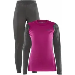 CRAFT Damen Unterwäsche Set CORE WARM BASELAYER SET W, Größe XL in Pink Pink