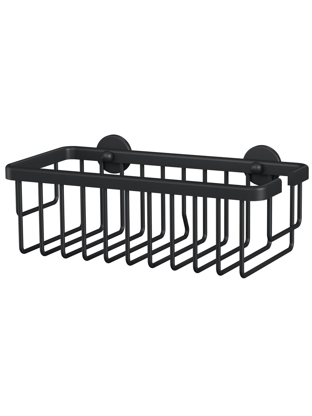 tesa ALUXX BLACK Aluminium Wall-mounted Shower Basket