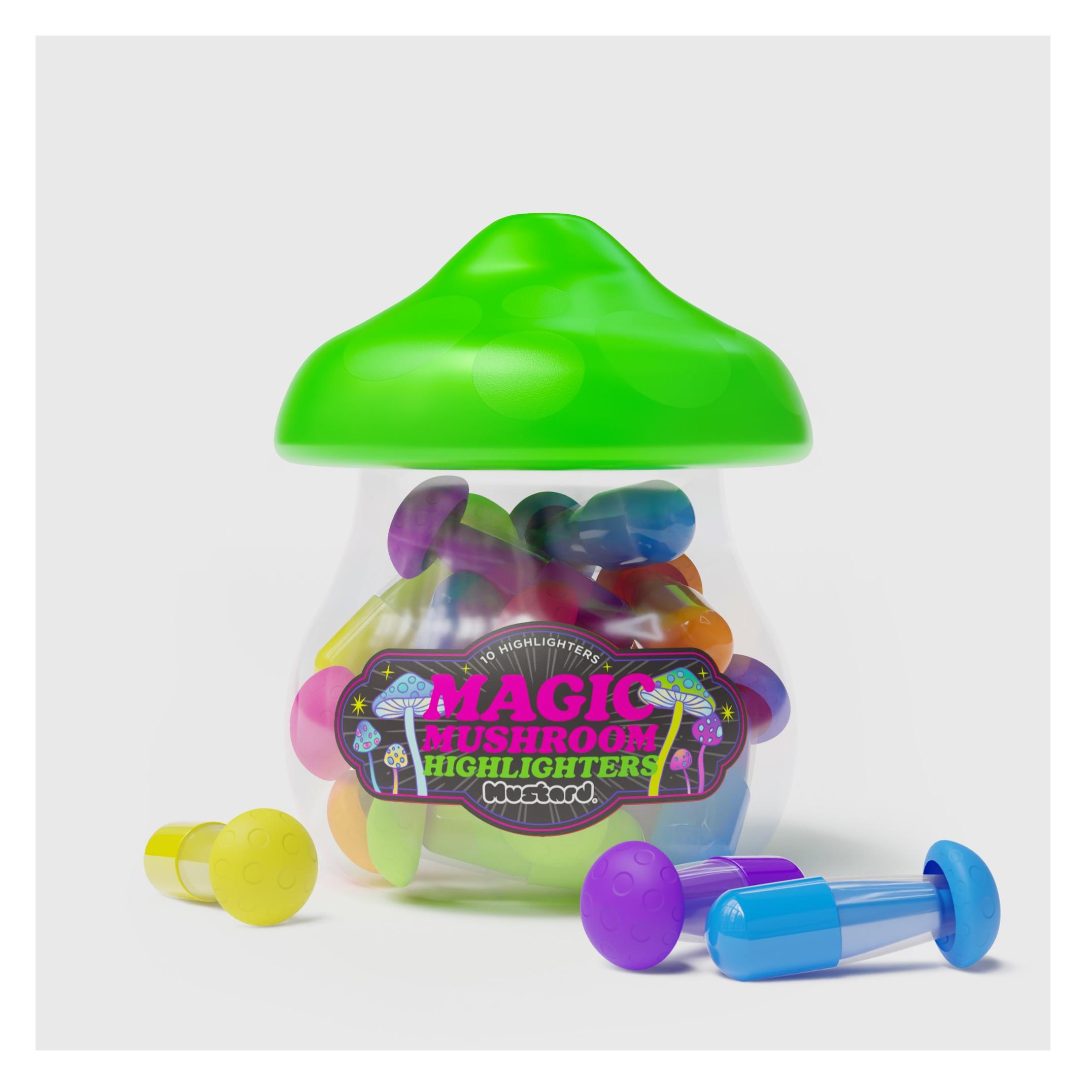 Mustard - Magic Mushroom Highlighters - Rainbow - Compact (10x) (M16248)