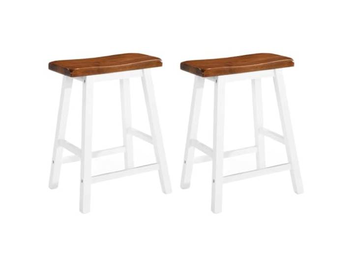 vidaXL Barhocker 2 STK. Massivholz