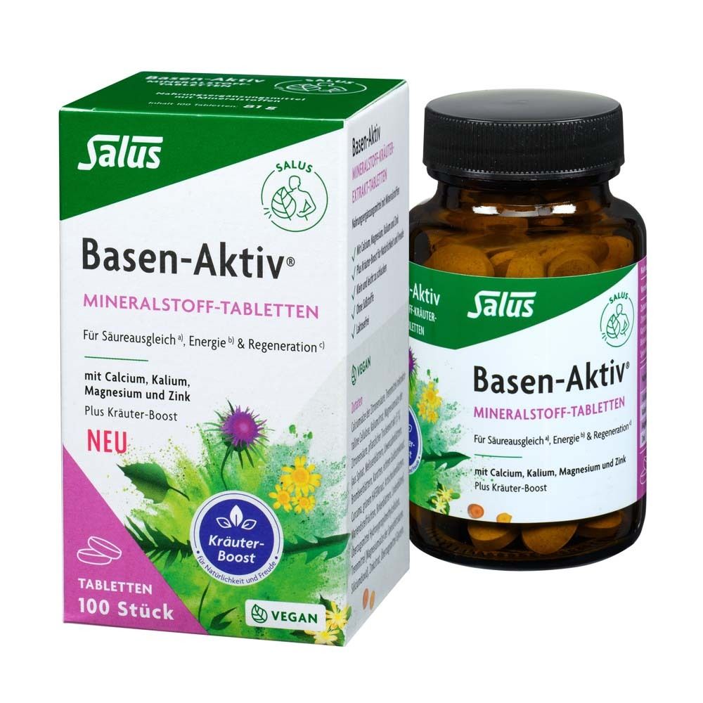 Basen Aktiv Mineralstoff-Kräuter-Extrakt-Tabletten 100 St Tabletten