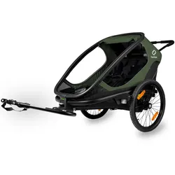 Hamax Outback Kinderanhänger - green/black