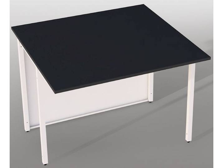 KERKMANN Empfangstheke Theke Cento Erweiterungselement Tisch BxTxH 100x95x74cm anthrazit/weiß