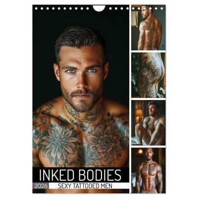 Fotografie, M: Inked Bodies - Sexy Tattooed Men (Wall Calend