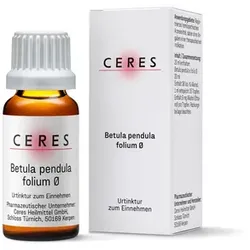 CERES Betula pendula folium Urtinktur 20 ml