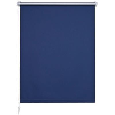 Seitenzugrollo LIEDECO Gr. 2, blau, B:80cm H:150cm, Polyester, Rollos, Seitenzugrollo