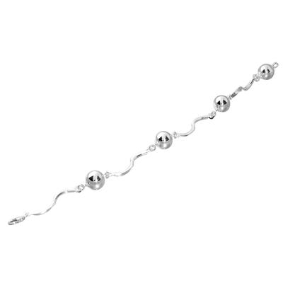 Armband OSTSEE-SCHMUCK "Ostsee-Schmuck Armband Livs Armband Livs", silber, Armbänder, Damen, 21cm, Silber 925 (Sterlingsilber), Armband