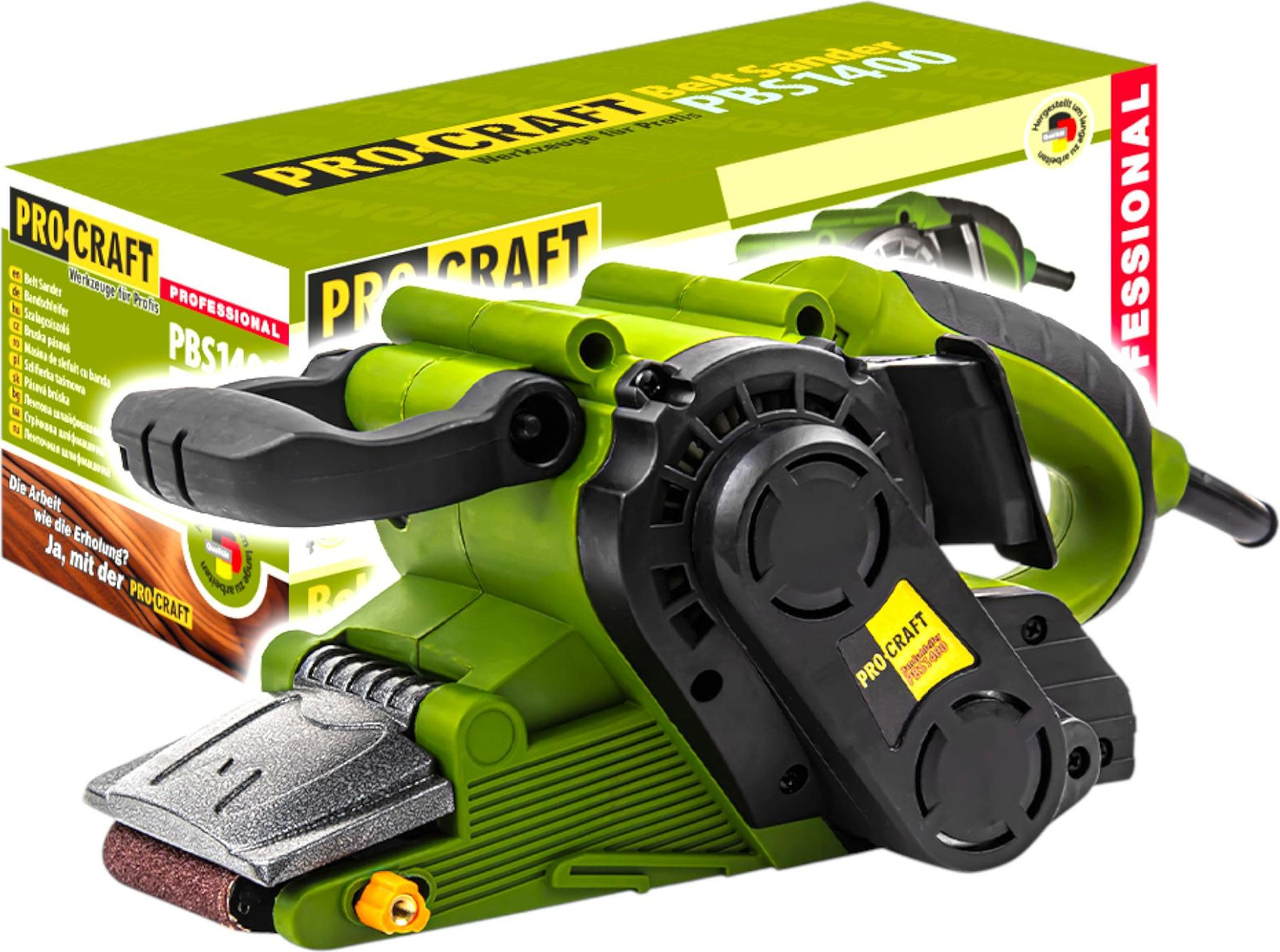 Procraft PBS1400 bandschuurmachine 800 watt 76 x 457 mm