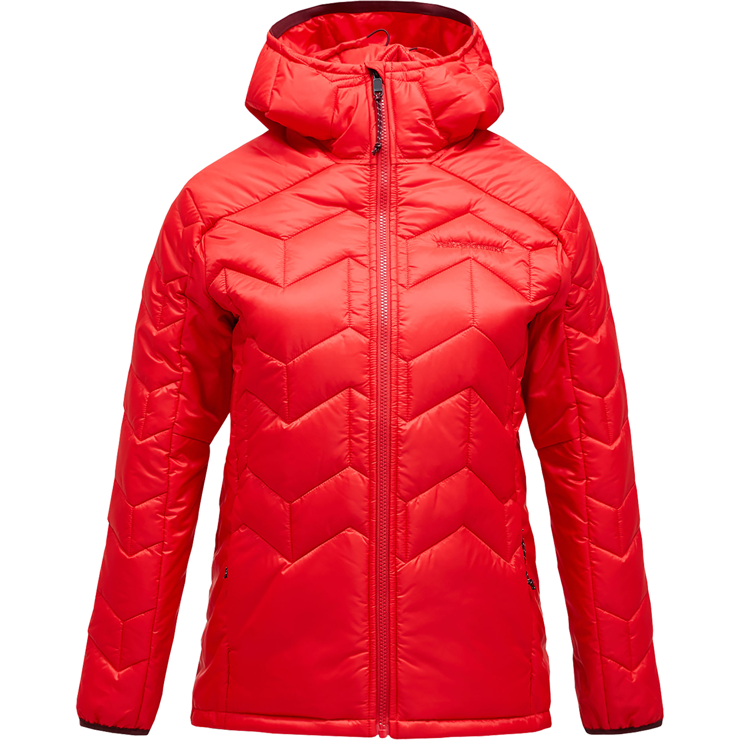 Peak Performance Elevate Liner Damen Isolationsjacke rot Größe S Trekking Wasserabweisend Wasserabweisend