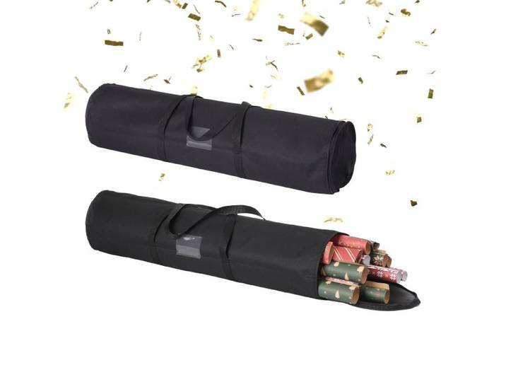 Relaxdays Geschenkpapier Aufbewahrung 2er Set