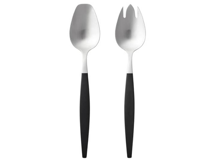 Gense Focus de Luxe Salatbesteck 26,8 cm Schwarzer/matter Stahl