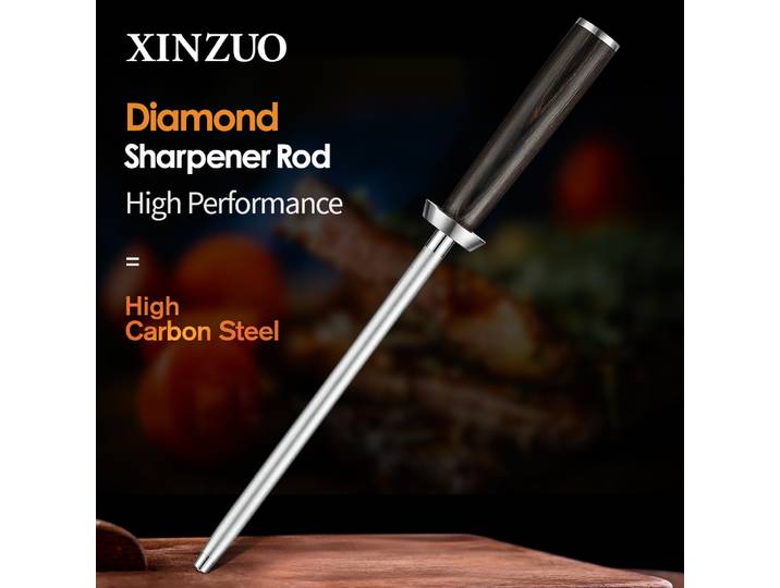 XINZUO-Aiguiseur en diamant en acier inoxydable, pierre à aiguiser durable, outils d'affûtage de couteaux, le plus récent