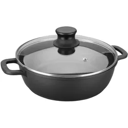 Lacor Titanium Pro D.24 cm, Pfanne + Kochtopf, Schwarz