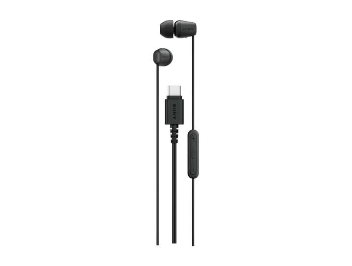 Sony IER-EX15C hoofdtelefoon bedraad in-ear oproepen/muziek USB Type-C zwart