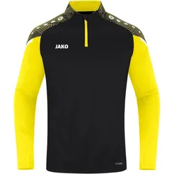 JAKO Performance Ziptop Herren schwarz/soft yellow M