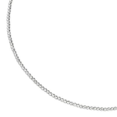 Collier SMART JEWEL "mit facettierten Kugeln, Silber 925", silber, Halsketten, Herren, 45cm, Silber 925 (Sterlingsilber), Collier