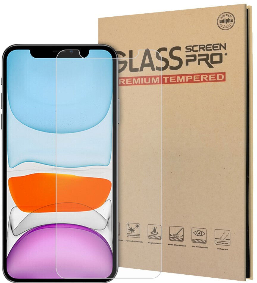 INCOVER iPhone 12 Mini Hærdet Glas - Case Friendly - Skærmbeskyttelse - Gennemsigtig