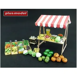 Plus Model Vegetable market