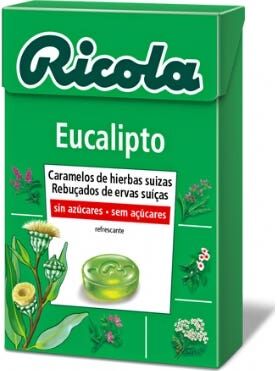 RICOLA eucaliptus caramelos sin azúcar 50g