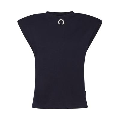 Tanktop PHILIPP PLEIN "Tanktop", Damen, Gr. XL, schwarz (24, navy), Obermaterial: 100% Baumwolle, Tops Tanktop