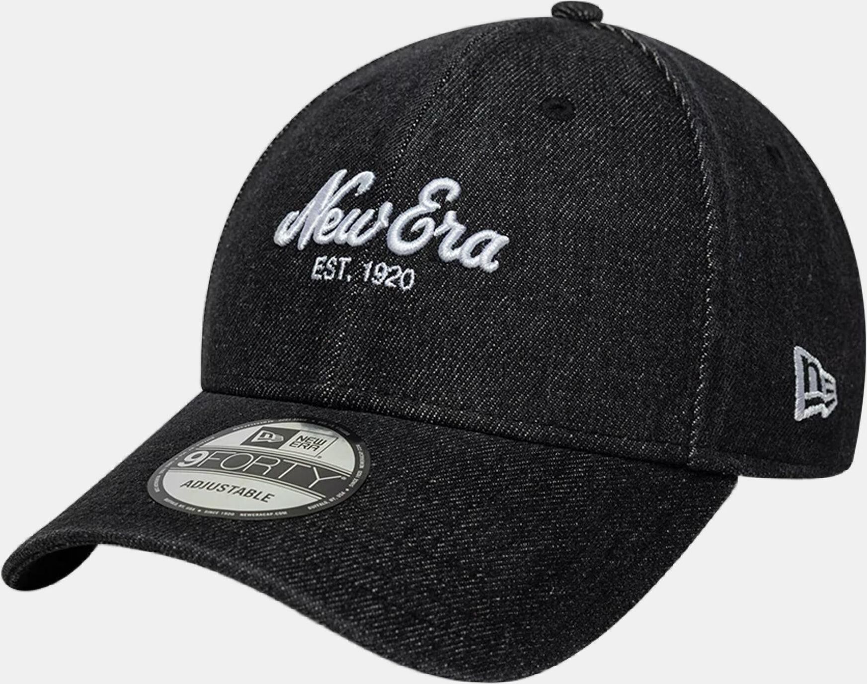 new era Gorra casual de hombre 9Forty Denim .  (Única) Negro